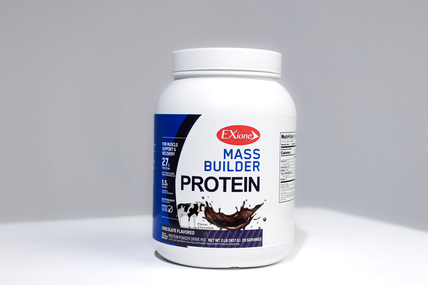 Exione  Chocolate Mass Protein  Builder Protein Powder