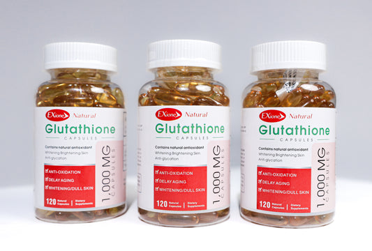 3 Bottles Of Glutathione For Clearer Skin