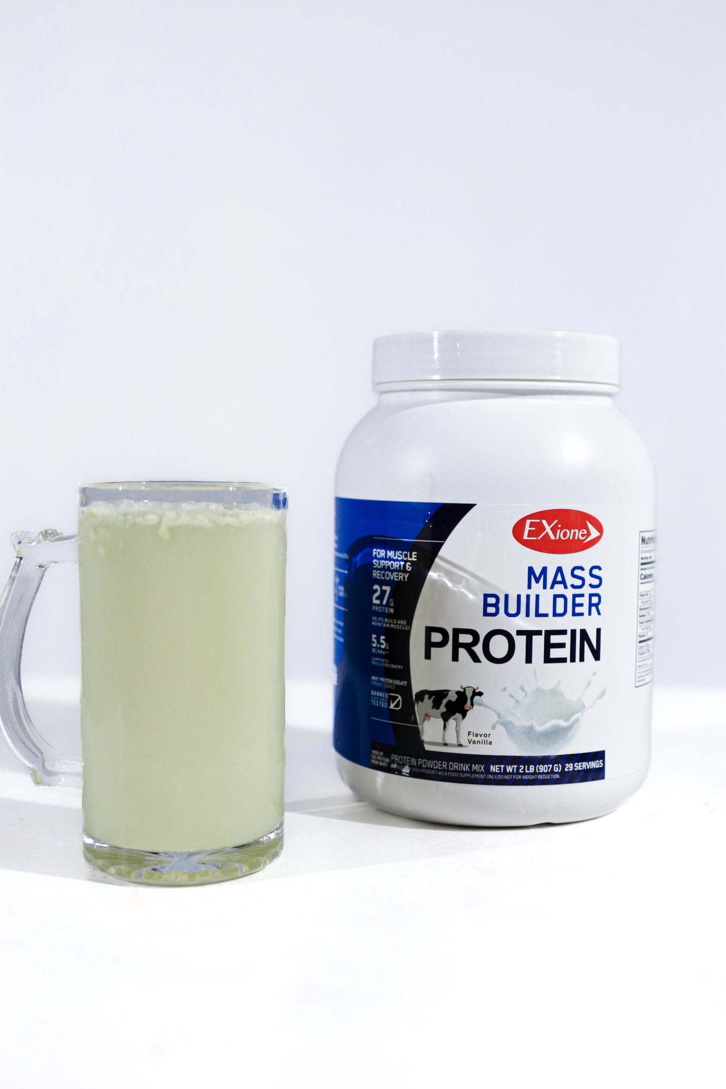 Exione Vanilla Mass Builder Protein Powder