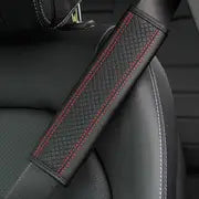 Car Seat Belt Shoulder Protector Pad - Fiber Leather