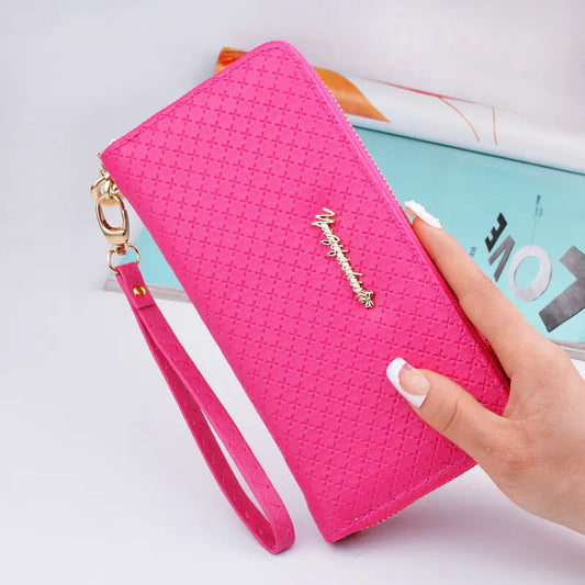 Fashionable Korean Long Zipper Purse for Women