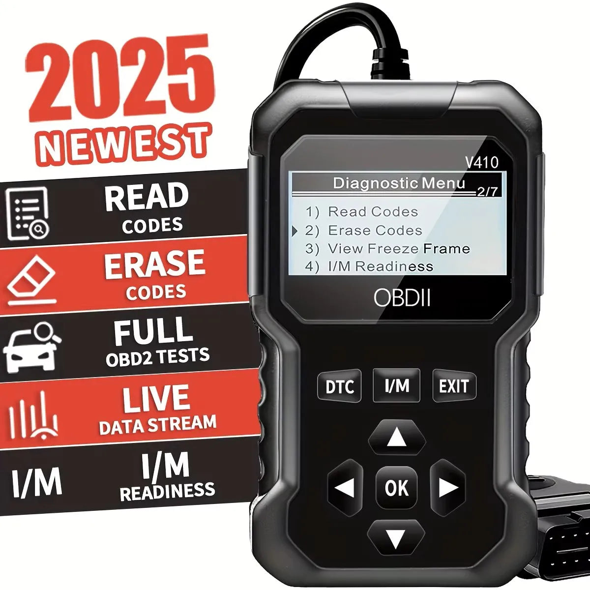 Car Obd2 Scanner Diagnostic Tool Code Reader Engine