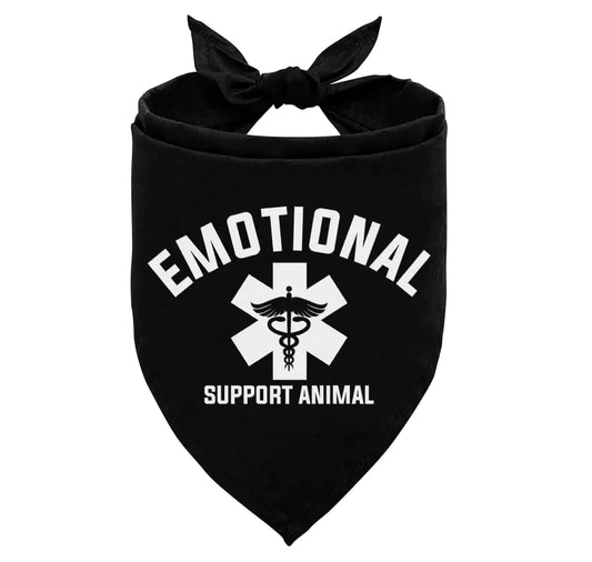Emotional Support Animal DogBandana Dog Scarf