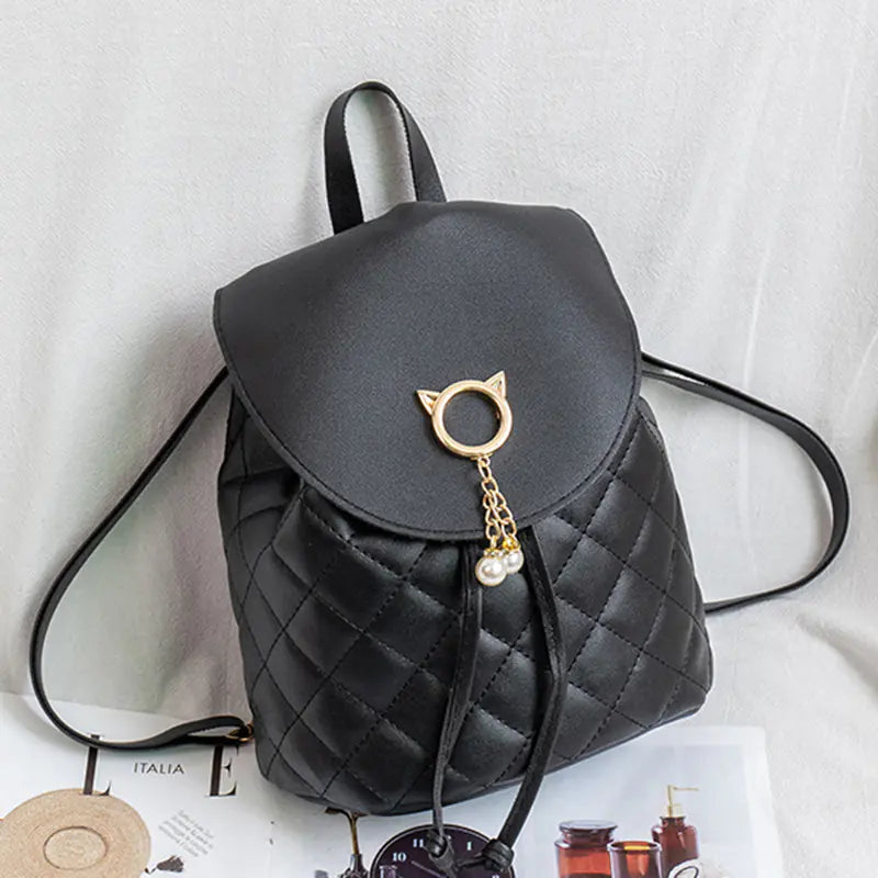 Cute Mini Backpack for Girls - Casual School Bag