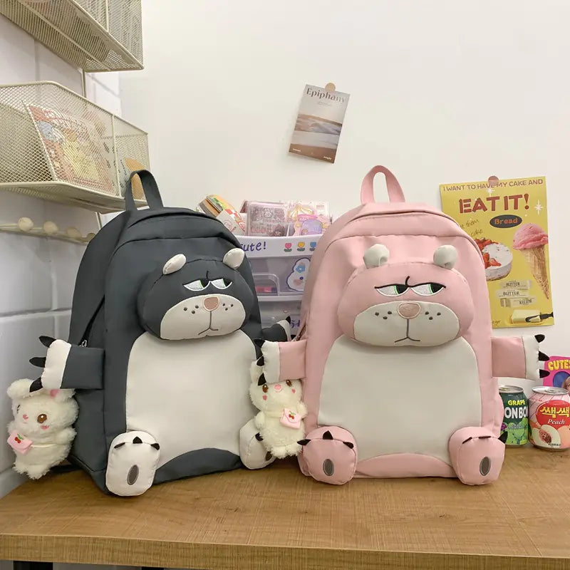 Cute Cat Pattern Women's Backpack for School & College