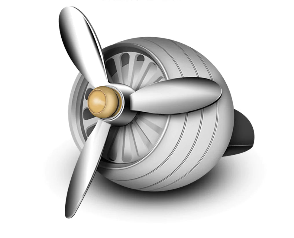 Car Air Freshener with Vent Clip and Decorative Ornament