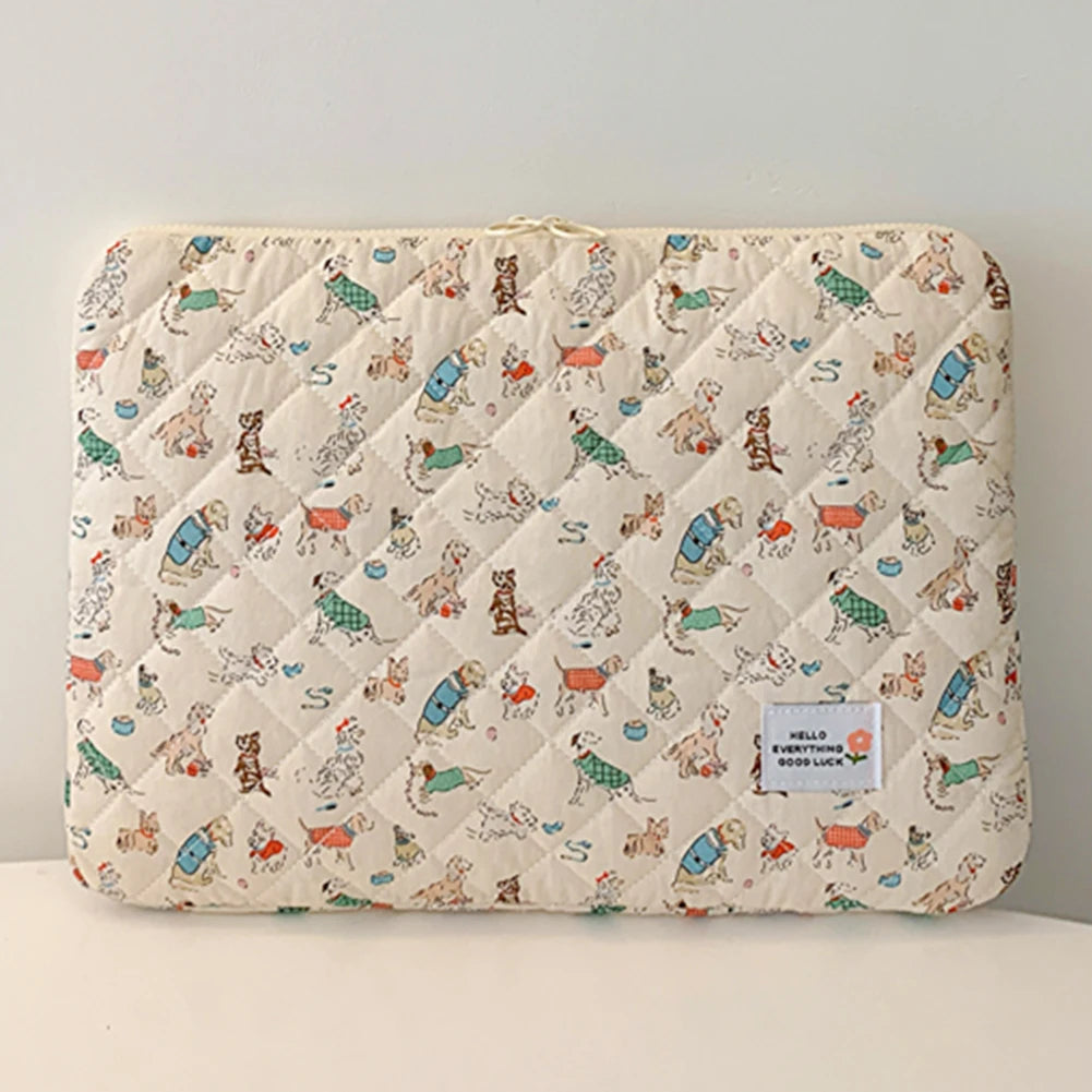 11/13/15 In Laptop Carrying Case Shockproof Padded Laptop Case Quilted Laptop Protective Bag for School Work Business