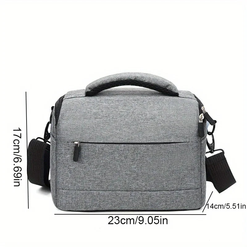 1pc SLR Camera Bag Fashion Polyester Shoulder Bag Camera Case Pouch Bag Convenient Waterproof Photography Photo Bag