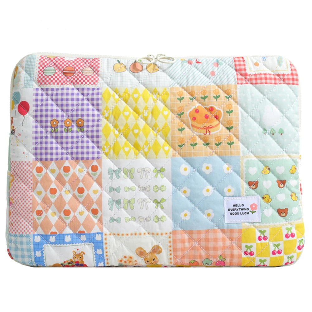 11/13/15 In Laptop Carrying Case Shockproof Padded Laptop Case Quilted Laptop Protective Bag for School Work Business