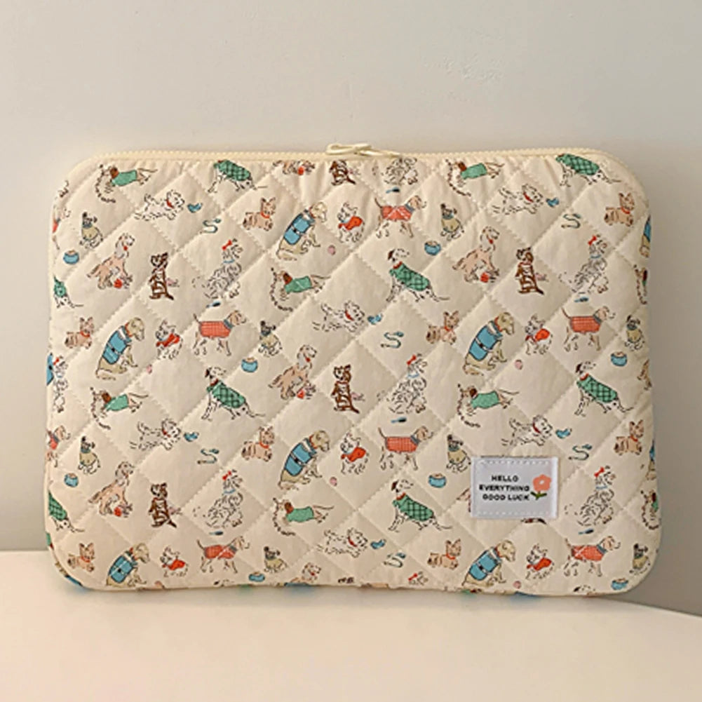 11/13/15 In Laptop Carrying Case Shockproof Padded Laptop Case Quilted Laptop Protective Bag for School Work Business