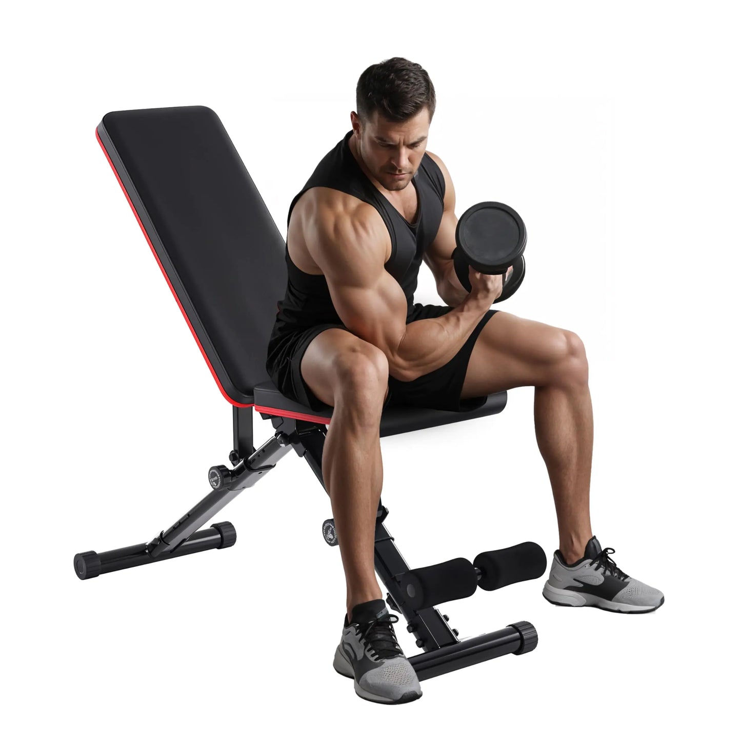 Adjustable Weight Bench 795LB Capacity Foldable Workout Bench Press