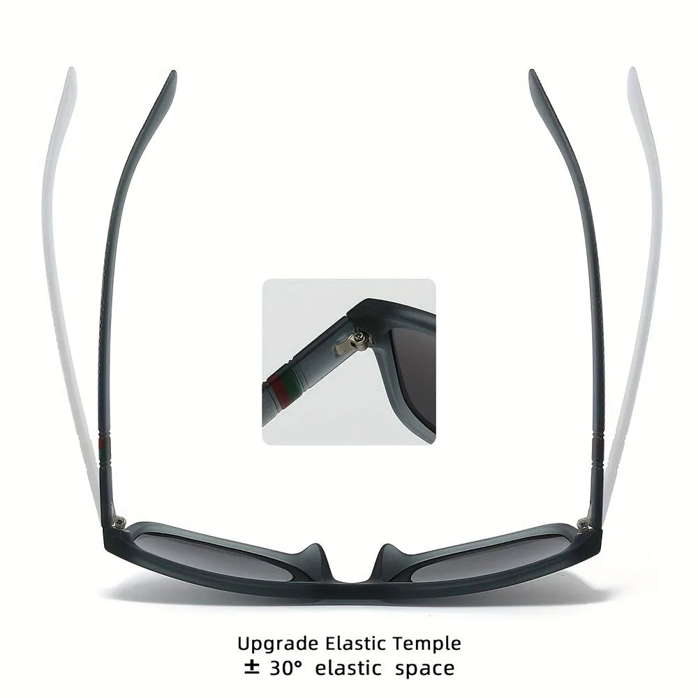2PCS Polarized Sunglasses Brand Designer Vintage Sunglasses