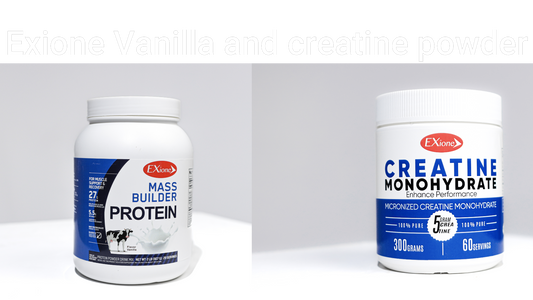 Exione Mass Protein Builder  Powder And Creatine Monohydrate