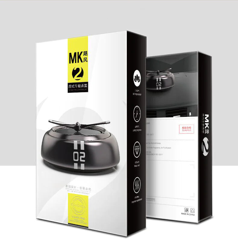 Solar-Powered Car Air Freshener with Lasting Fragrance