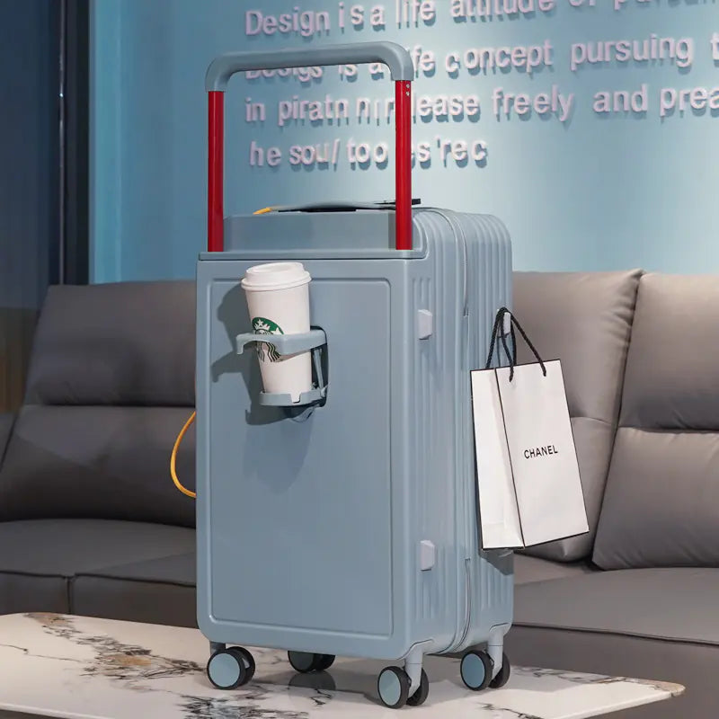 Wide Password Draw-bar Luggage for Travel