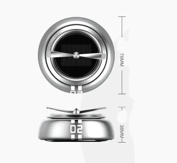 Solar-Powered Car Air Freshener with Lasting Fragrance