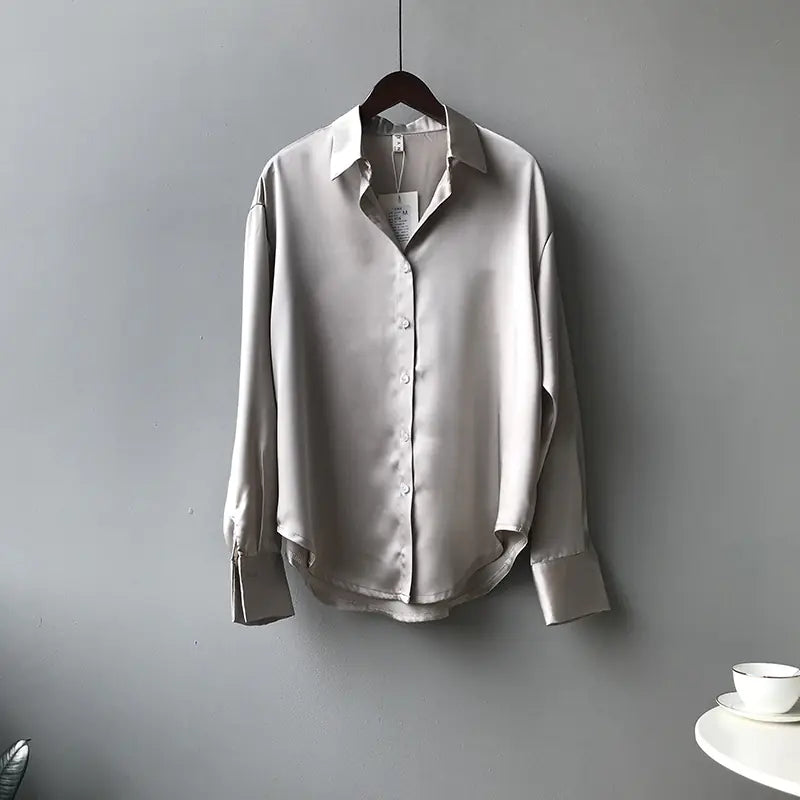 2020 Autumn Korean Style Loose Long Sleeve Shirt