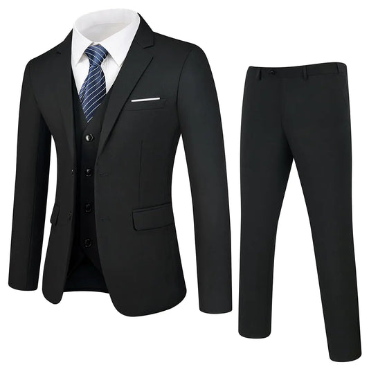 Tuxedo for Men 3 Piece Suit Men Slim Fit Mens Tuxedo Suit Set