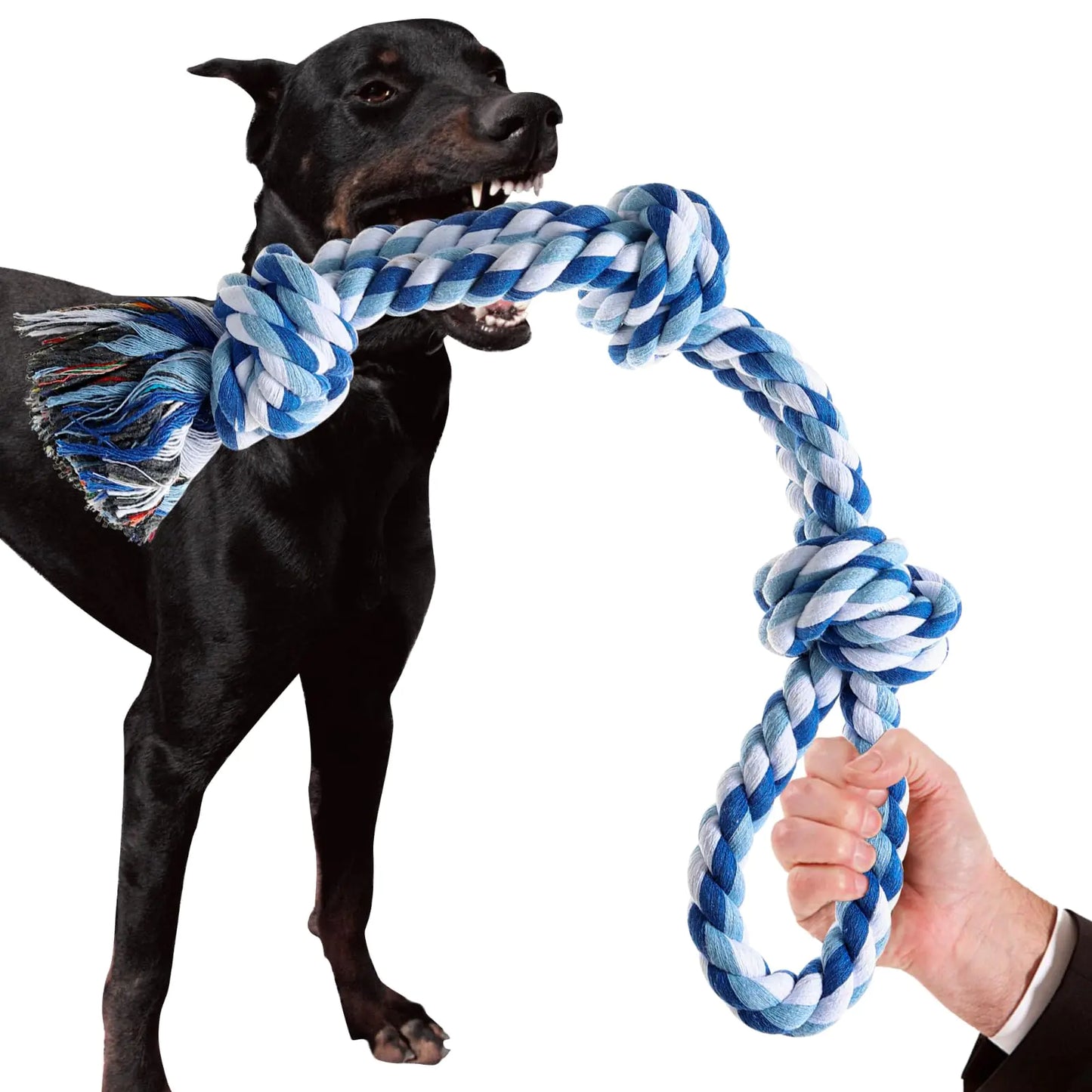 XIGOU Dog Rope Toys Indestructible Dog Toys Dog Chew Toys