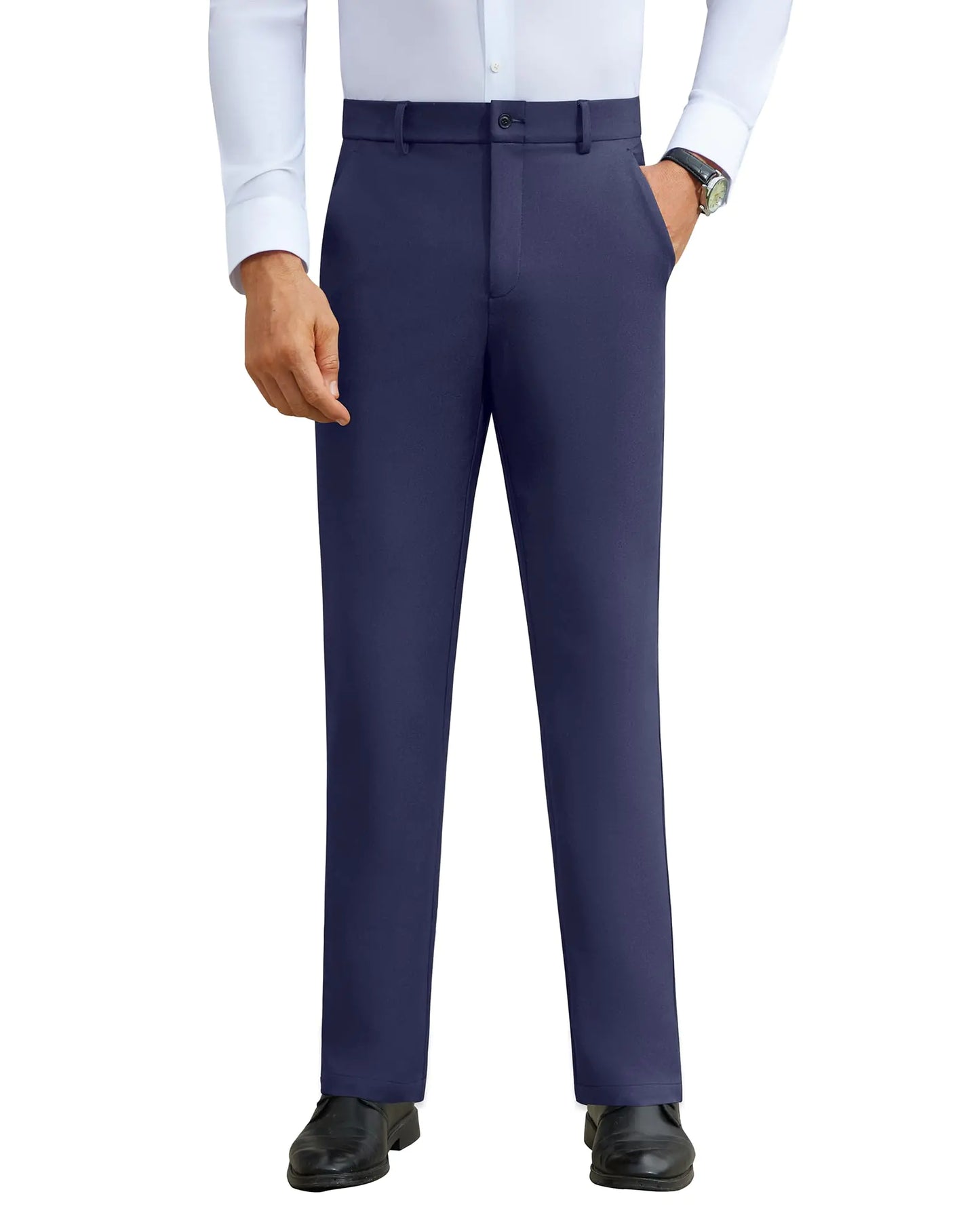 DEMEANOR Stretch Mens Dress Pants Slim Fit Dress Pants for Men