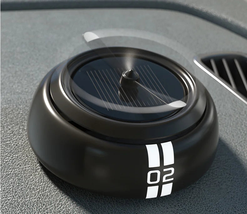 Solar-Powered Car Air Freshener with Lasting Fragrance