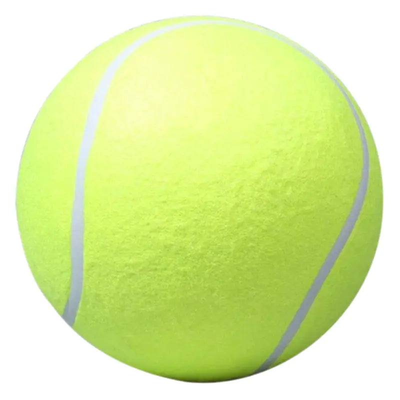 Giant Inflatable Tennis Ball for Pets - 9.5 Inch Chew Toy