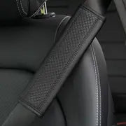 Car Seat Belt Shoulder Protector Pad - Fiber Leather