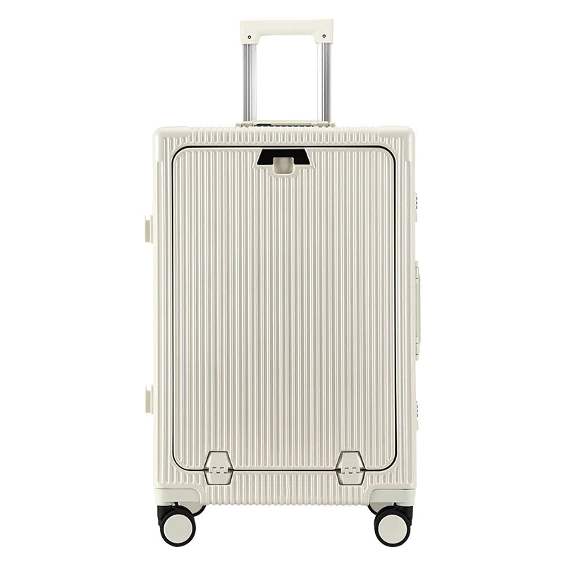 Large Capacity Aluminum Frame Trolley Luggage