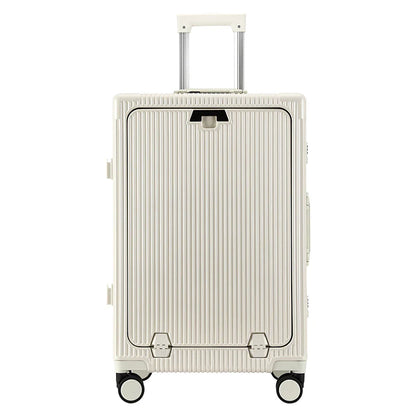 Large Capacity Aluminum Frame Trolley Luggage