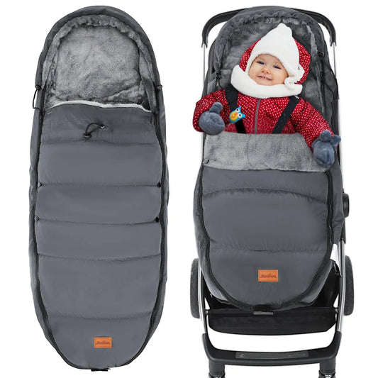 Zooawa Car Seat Cover for Babies Winter Infant Car Seat Cover with Visible Mesh Window Waterproof & Coldproof Carseat Cover with "T" Shape Zipper for Most Newborn Car Seat Indigo
