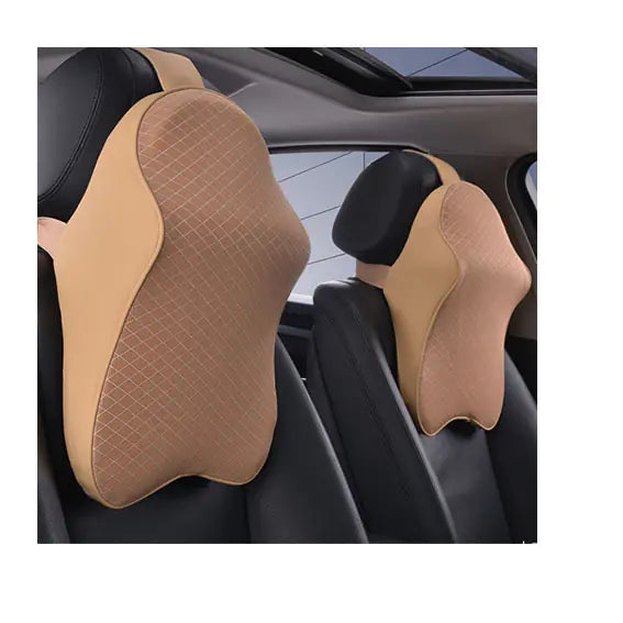 Car Neck Pillow with Memory Foam Support Cushion