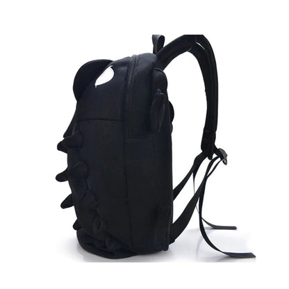 Chameleon Cartoon Women's School Backpack for Teens