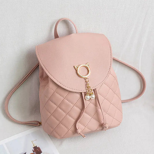 Cute Mini Backpack for Girls - Casual School Bag