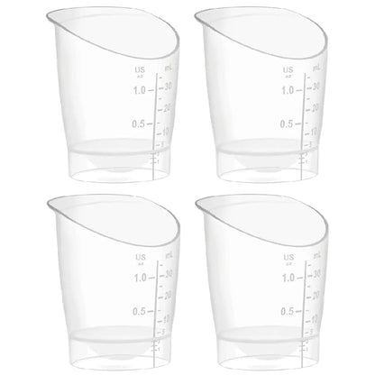 Measuring  Baby Feeding Cup; Disposable Reuseable Baby Cup Short Term Infant Feeding Cup; First Milk Collection Cup; 1 oz (6ct)