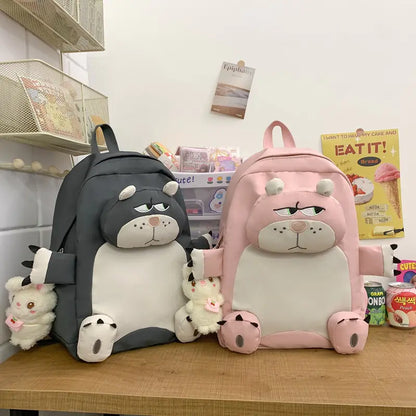 Cute Cat Pattern Women's Backpack for School & College