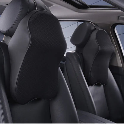Car Neck Pillow with Memory Foam Support Cushion