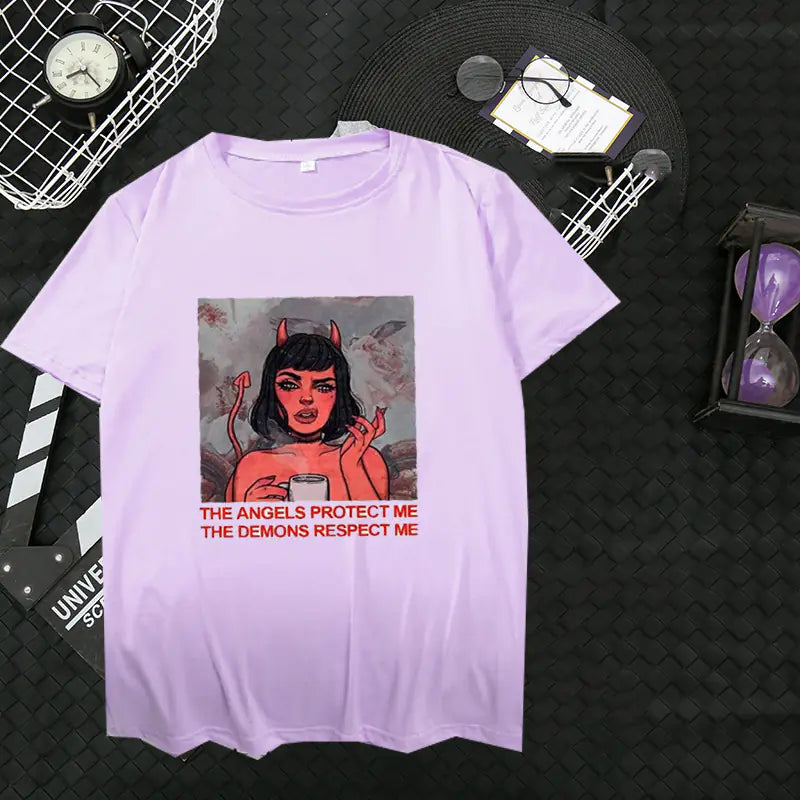 Trendy Women's Loose-Fit Short Sleeve T-Shirt