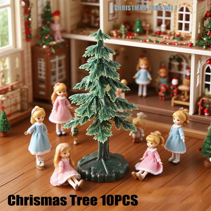 10PCS Miniature Chrismas Tree Simulation Pine Trees