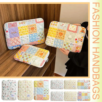 11/13/15 In Laptop Carrying Case Shockproof Padded Laptop Case Quilted Laptop Protective Bag for School Work Business
