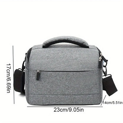 1pc SLR Camera Bag Fashion Polyester Shoulder Bag Camera Case Pouch Bag Convenient Waterproof Photography Photo Bag