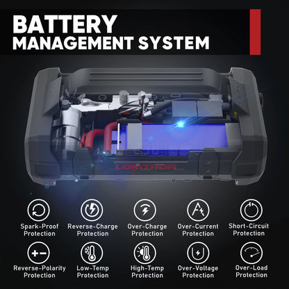 Lokithor JA400 1750A 12V Jump Starter Air Compressor