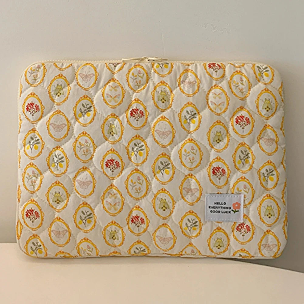 11/13/15 In Laptop Carrying Case Shockproof Padded Laptop Case Quilted Laptop Protective Bag for School Work Business