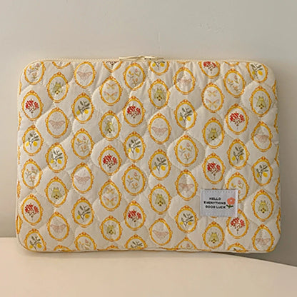 11/13/15 In Laptop Carrying Case Shockproof Padded Laptop Case Quilted Laptop Protective Bag for School Work Business