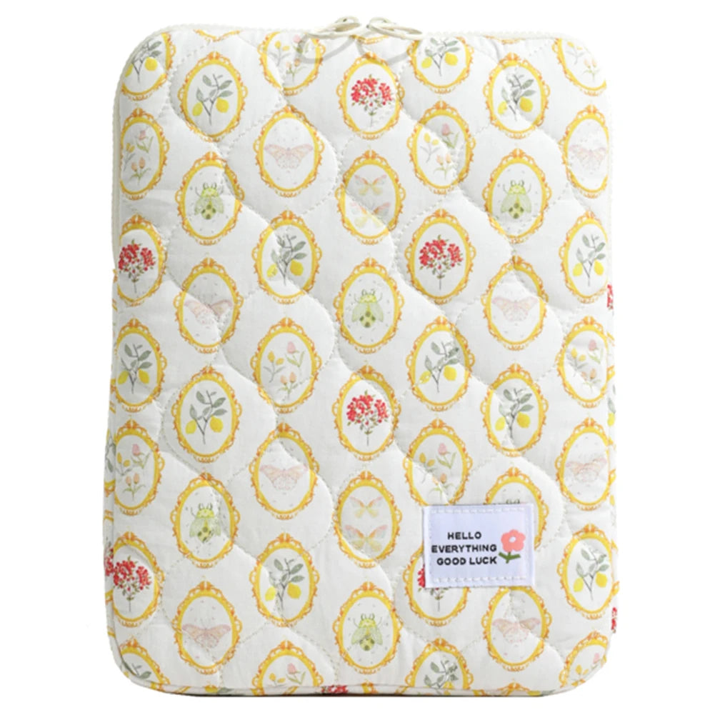 11/13/15 In Laptop Carrying Case Shockproof Padded Laptop Case Quilted Laptop Protective Bag for School Work Business