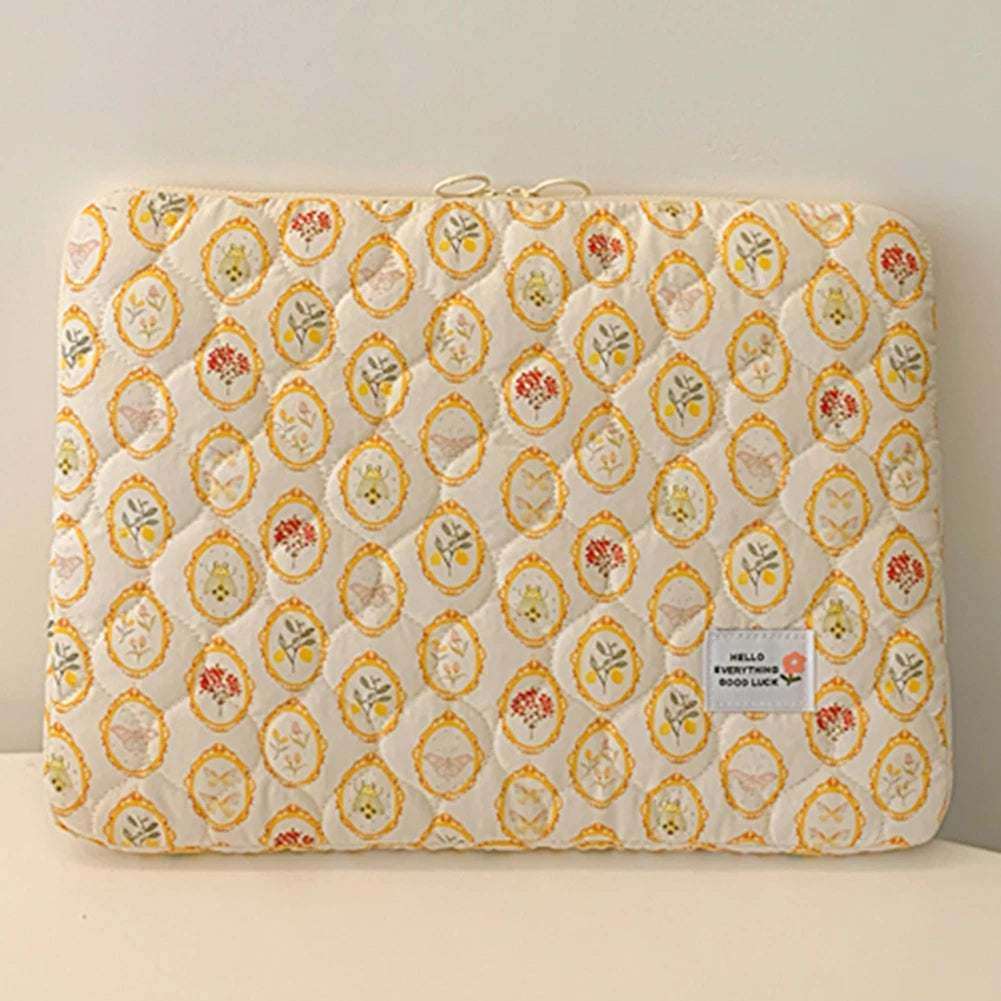 11/13/15 In Laptop Carrying Case Shockproof Padded Laptop Case Quilted Laptop Protective Bag for School Work Business