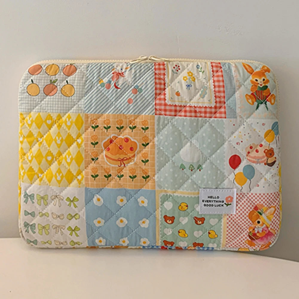 11/13/15 In Laptop Carrying Case Shockproof Padded Laptop Case Quilted Laptop Protective Bag for School Work Business