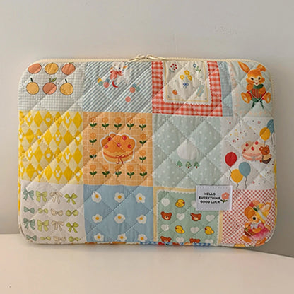 11/13/15 In Laptop Carrying Case Shockproof Padded Laptop Case Quilted Laptop Protective Bag for School Work Business