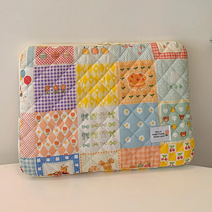 11/13/15 In Laptop Carrying Case Shockproof Padded Laptop Case Quilted Laptop Protective Bag for School Work Business