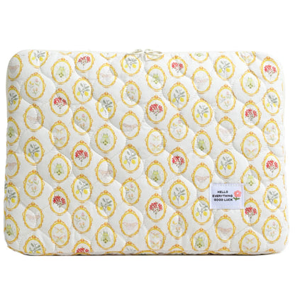 11/13/15 In Laptop Carrying Case Shockproof Padded Laptop Case Quilted Laptop Protective Bag for School Work Business