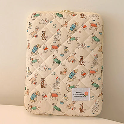11/13/15 In Laptop Carrying Case Shockproof Padded Laptop Case Quilted Laptop Protective Bag for School Work Business